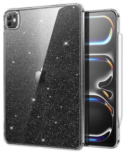 ESR Classic Hybrid iPad Pro 11 (2024/2025) Hoes Back Cover Transparant Glitter afbeelding 1