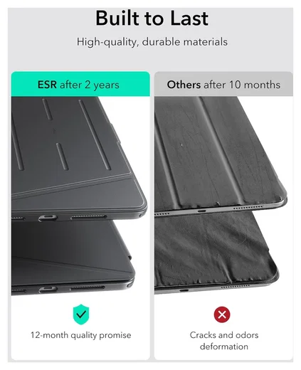 ESR Flip Magnetic iPad Pro 11 (2024/2025) Hoes Book Case met Standaard Zwart afbeelding 10