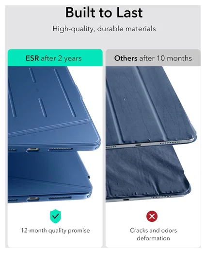 ESR Flip Magnetic iPad Pro 11 (2024/2025) Hoes Book Case met Standaard Blauw afbeelding 10