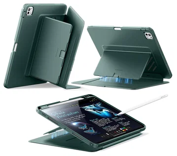 ESR Flip Magnetic iPad Pro 11 (2024 / 2025) Hoes Book Case met Standaard Groen