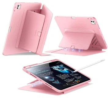 ESR Flip Magnetic iPad Pro 11 (2024 / 2025) Hoes Book Case met Standaard Roze