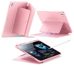ESR Flip Magnetic iPad Pro 11 (2024 / 2025) Hoes Book Case met Standaard Roze afbeelding
