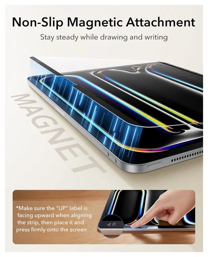 ESR Paper Feel Magnetic iPad Pro 11 (2024/2025) Screen Protector (2-Pack) afbeelding 8