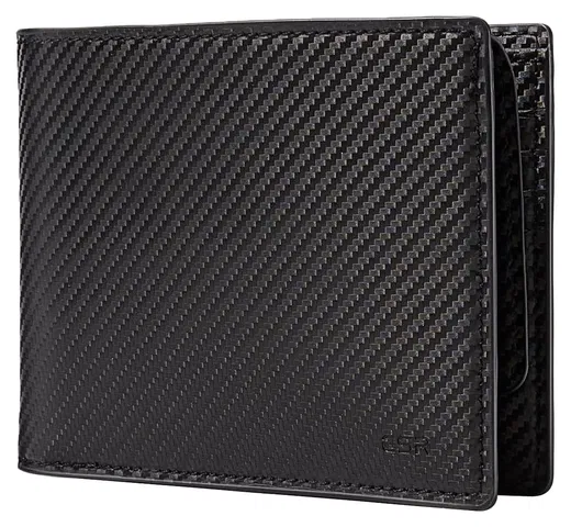 ESR Classic Geo Wallet Portemonnee met Zoek Mijn-Functie Carbon Fiber afbeelding 1