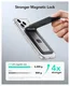 ESR Classic Geo Wallet MagSafe Pasjeshouder met Standaard en Zoek Mijn Zwart afbeelding 5