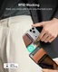 ESR Classic Geo Wallet MagSafe Pasjeshouder met Standaard en Zoek Mijn Bruin afbeelding 7