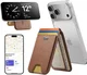 ESR Classic Geo Wallet MagSafe Pasjeshouder met Standaard en Zoek Mijn Bruin afbeelding 1