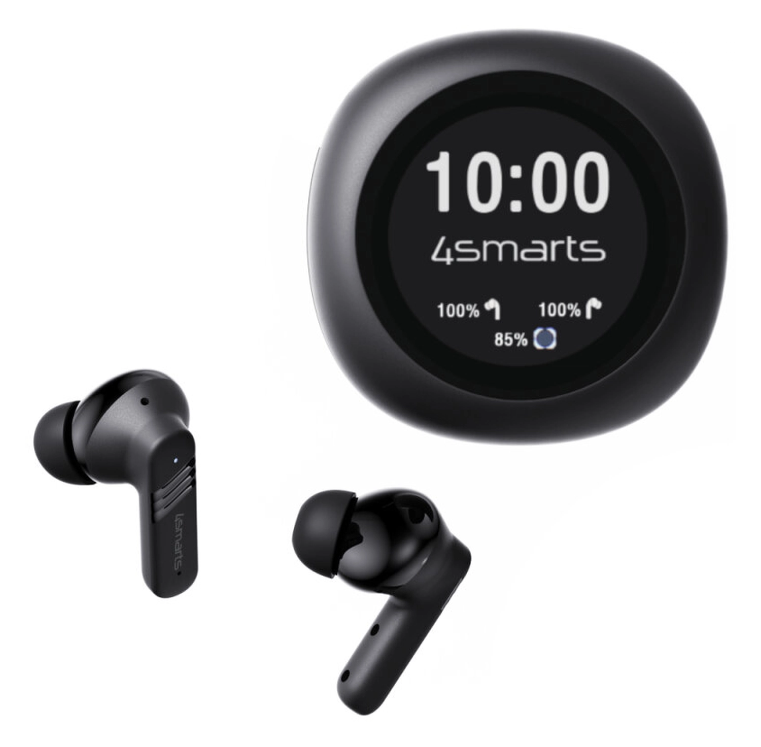 4Smarts Skybuds Screen Pro ANC Headset Draadloze Oordopjes Zwart afbeelding 9
