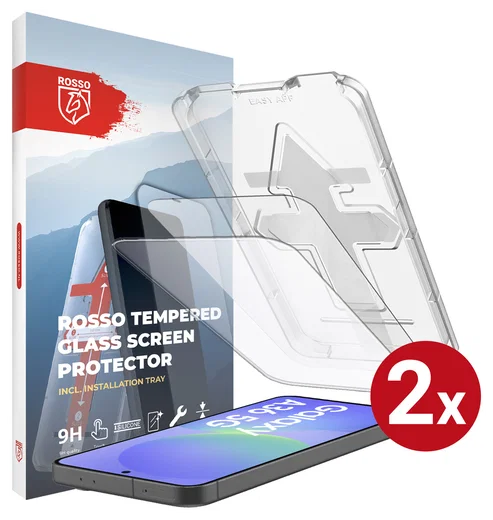 Rosso Samsung Galaxy A36 Tempered Glass met Installatietray (2-Pack) afbeelding 1
