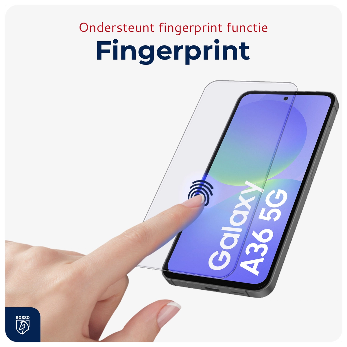 Rosso Samsung Galaxy A36 Tempered Glass met Installatietray (2-Pack) afbeelding 2