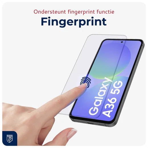 Rosso Samsung Galaxy A36 Tempered Glass met Installatietray (2-Pack) afbeelding 2