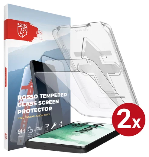 Rosso Samsung Galaxy S22 Plus Tempered Glass met Installatietray (2-Pack) afbeelding 1