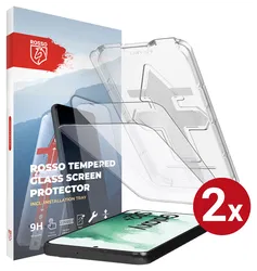 Rosso Samsung Galaxy S22 Plus Tempered Glass met Installatietray (2-Pack) afbeelding