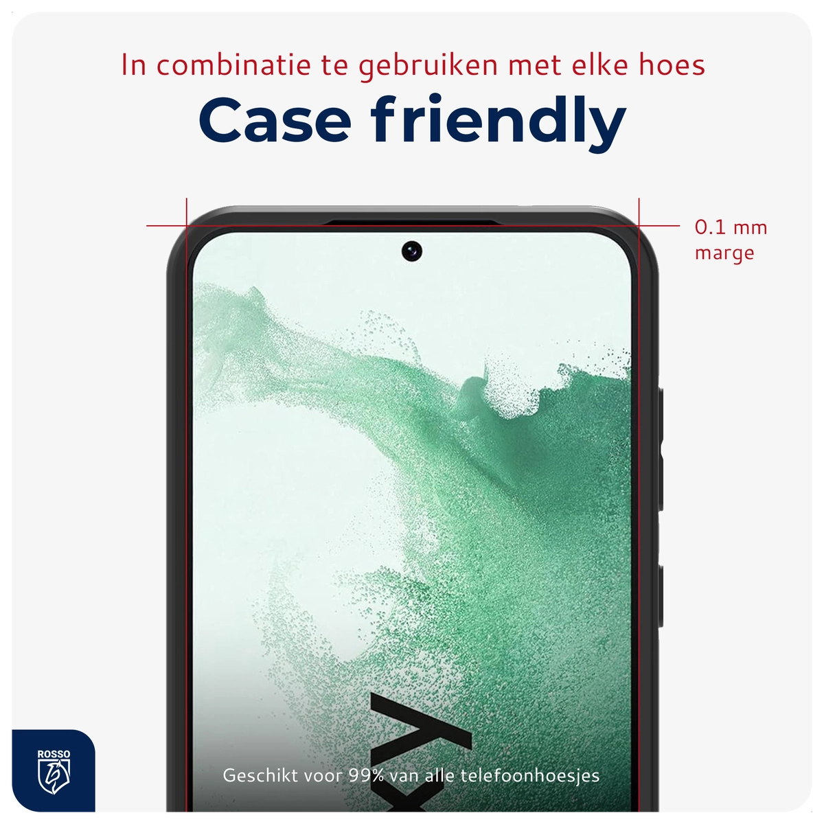 Rosso Samsung Galaxy S22 Plus Tempered Glass met Installatietray (2-Pack) afbeelding 4