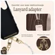 AVY Universeel Ketting Crossbody Telefoonkoord (120CM) Perla Chic afbeelding 6