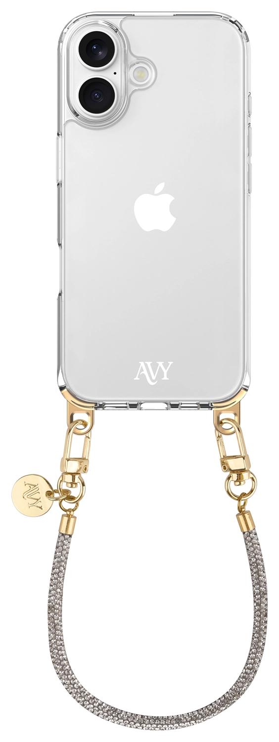 AVY Universeel Armband Polsband Telefoonkoord (30CM) Silver Spark afbeelding 13