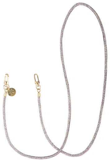 AVY Universeel Ketting Crossbody Telefoonkoord (120CM) Silver Spark afbeelding 8