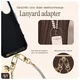 AVY Universeel Ketting Crossbody Telefoonkoord (120CM) Silver Spark afbeelding 6