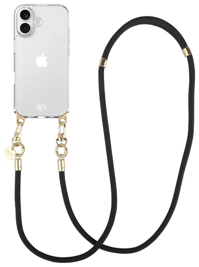 AVY Verstelbaar Crossbody Telefoonkoord / Telefoontouw (130CM) Tressé Black afbeelding 9