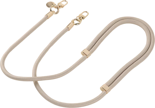 AVY Verstelbaar Crossbody Telefoonkoord / Telefoontouw (130CM) Tressé Beige afbeelding 10