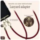 AVY Verstelbaar Crossbody Telefoonkoord / Telefoontouw (130CM) Tressé Burgundy afbeelding 8