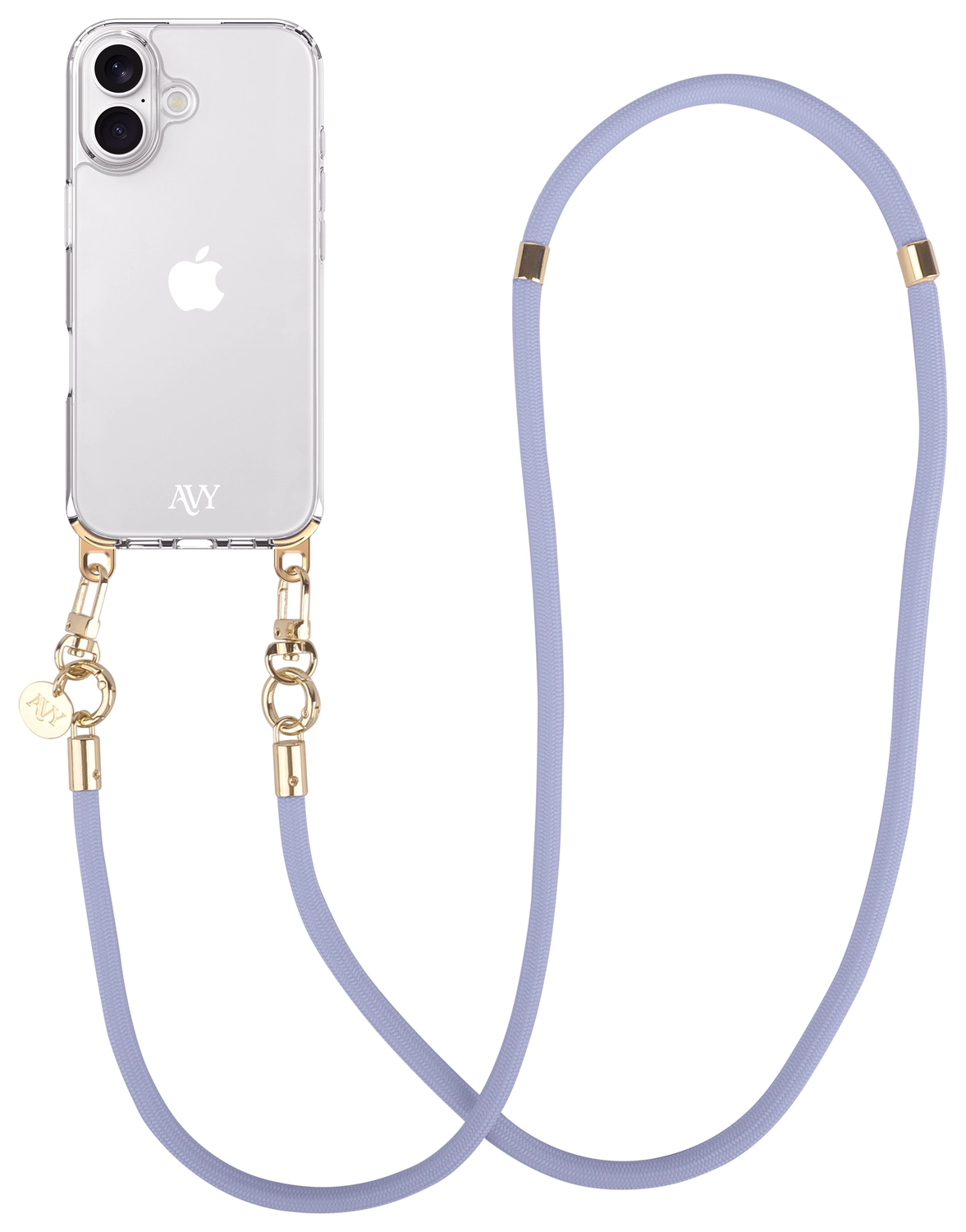 AVY Verstelbaar Crossbody Telefoonkoord / Telefoontouw (130CM) Tressé Purple afbeelding 9
