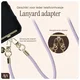AVY Verstelbaar Crossbody Telefoonkoord / Telefoontouw (130CM) Tressé Purple afbeelding 6