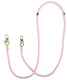 AVY Verstelbaar Crossbody Telefoonkoord / Telefoontouw (130CM) Tressé Pink afbeelding 1
