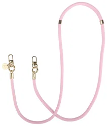 AVY Verstelbaar Crossbody Telefoonkoord / Telefoontouw (130CM) Tressé Pink afbeelding