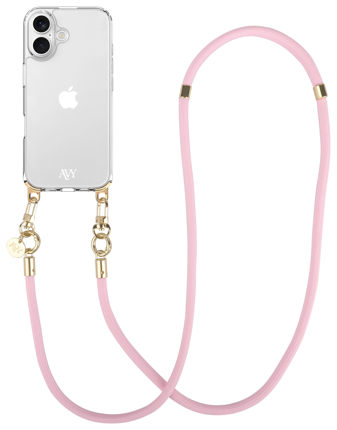 AVY Verstelbaar Crossbody Telefoonkoord / Telefoontouw (130CM) Tressé Pink afbeelding 8