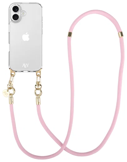 AVY Verstelbaar Crossbody Telefoonkoord / Telefoontouw (130CM) Tressé Pink afbeelding 8
