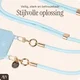 AVY Verstelbaar Crossbody Telefoonkoord / Telefoontouw (130CM) Tressé Blue afbeelding 6