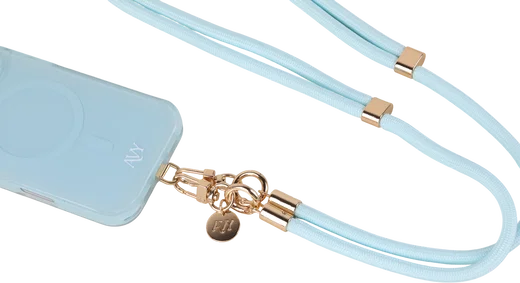 AVY Verstelbaar Crossbody Telefoonkoord / Telefoontouw (130CM) Tressé Blue afbeelding 11