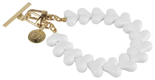AVY Universele Hartjes Armband Polsband Telefoonkoord (30CM) Cupid White afbeelding 8