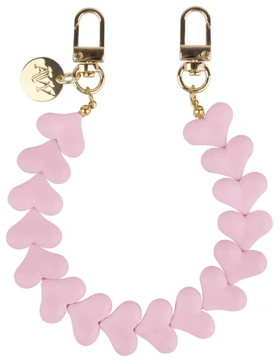 AVY Universele Hartjes Armband Polsband Telefoonkoord (30CM) Cupid Pink afbeelding 1