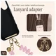 AVY Universele Hartjes Armband Polsband Telefoonkoord (30CM) Cupid Pink afbeelding 7