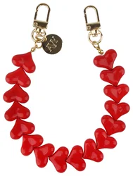 AVY Universele Hartjes Armband Polsband Telefoonkoord (30CM) Cupid Red afbeelding