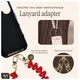 AVY Universele Hartjes Armband Polsband Telefoonkoord (30CM) Cupid Red afbeelding 6