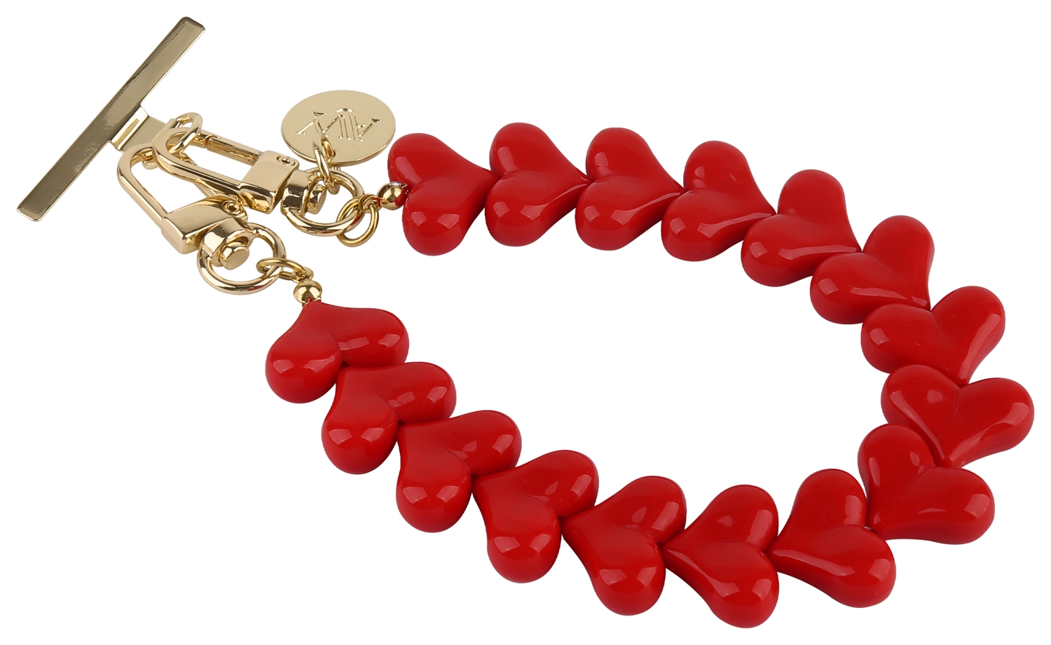 AVY Universele Hartjes Armband Polsband Telefoonkoord (30CM) Cupid Red afbeelding 8