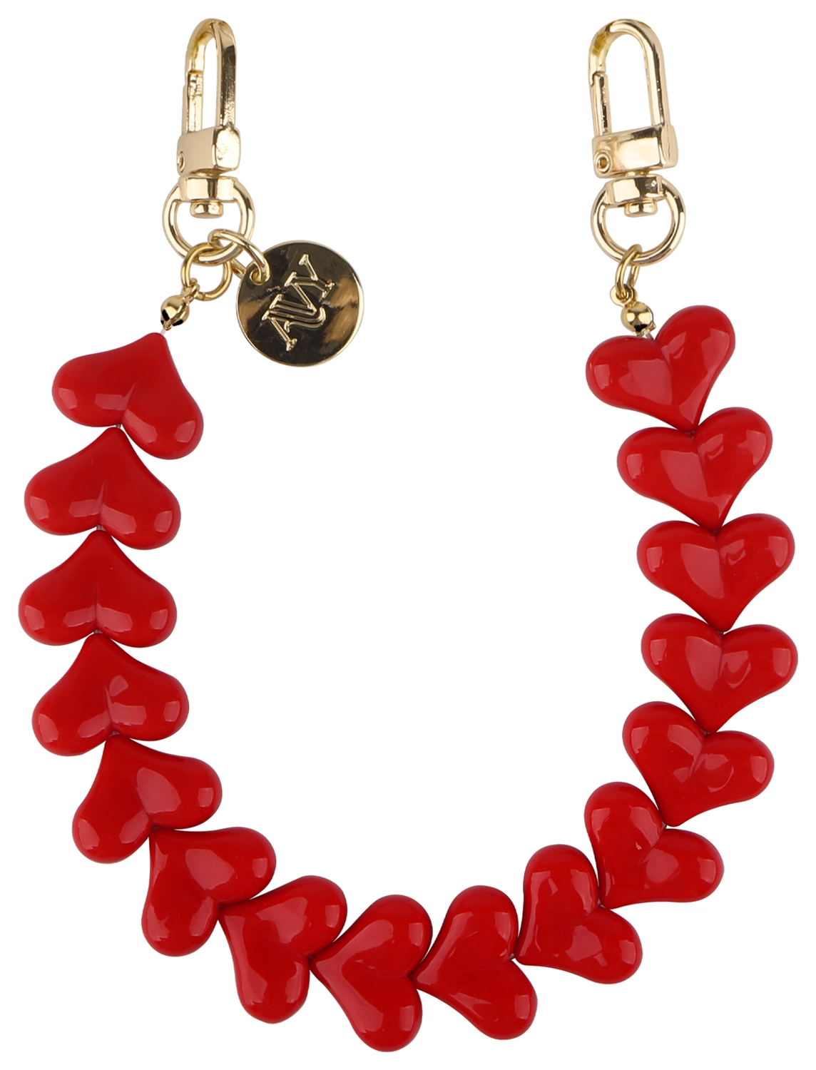 AVY Universele Hartjes Armband Polsband Telefoonkoord (30CM) Cupid Red afbeelding 9