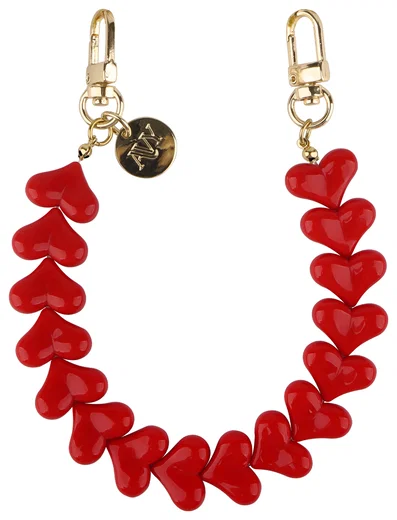 AVY Universele Hartjes Armband Polsband Telefoonkoord (30CM) Cupid Red afbeelding 9