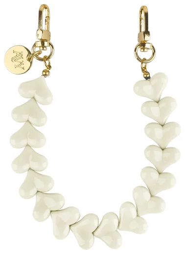 AVY Universele Hartjes Armband Polsband Telefoonkoord (30CM) Cupid Beige afbeelding 12