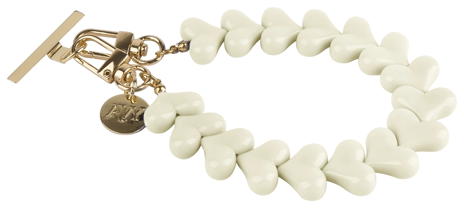 AVY Universele Hartjes Armband Polsband Telefoonkoord (30CM) Cupid Beige afbeelding 10