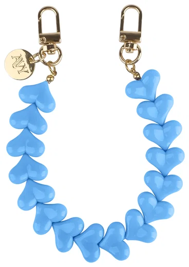 AVY Universele Hartjes Armband Polsband Telefoonkoord (30CM) Cupid Blue afbeelding 1