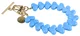 AVY Universele Hartjes Armband Polsband Telefoonkoord (30CM) Cupid Blue afbeelding 8