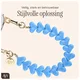 AVY Universele Hartjes Armband Polsband Telefoonkoord (30CM) Cupid Blue afbeelding 6