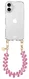 AVY Universele Hartjes Armband Polsband Telefoonkoord (30CM) Cupid Clear Pink afbeelding 11