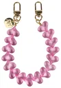 AVY Universele Hartjes Armband Polsband Telefoonkoord (30CM) Cupid Clear Pink