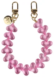 AVY Universele Hartjes Armband Polsband Telefoonkoord (30CM) Cupid Clear Pink afbeelding
