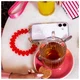AVY Universele Hartjes Armband Polsband Telefoonkoord (30CM) Cupid Clear Red afbeelding 4